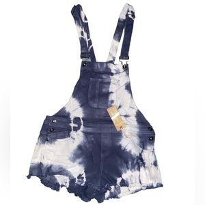 New Zumiez EMPYRE Tie Dye Shortalls
